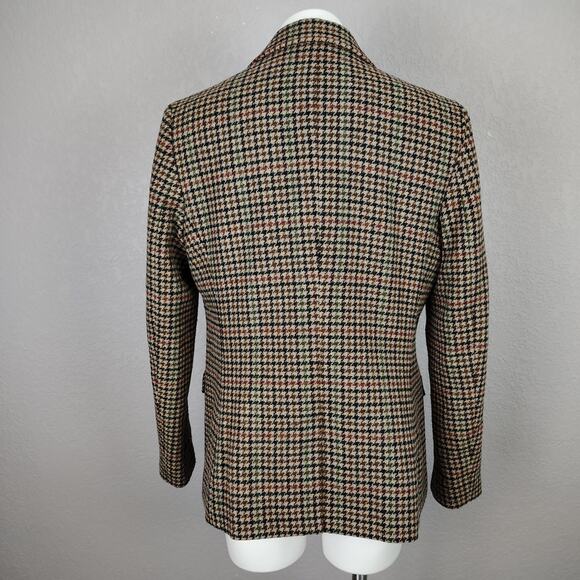 Ralph Lauren Bullion Crest Plaid Wool Blend Blazer Size 12 - Picture 3 of 16